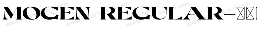 Mogen Regular字体转换